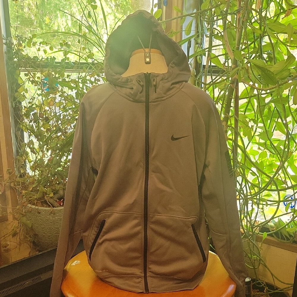 Nike Gray Zip Up Hoodie